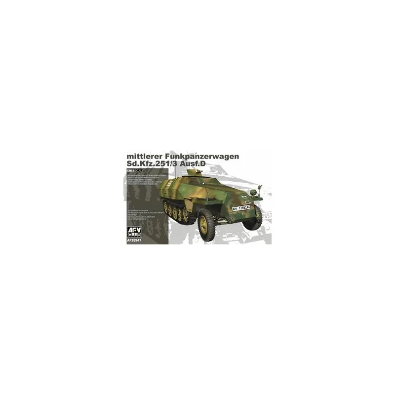 AFV35S47 Sdkfz251 Ausf D 2out of 1 (Limited Only 3000) ESCALA:1/35