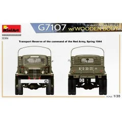 G7107 1,5t 4x4 Cargo Truck w/ Wooden Body