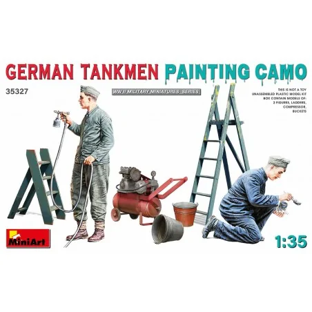 German Tankmen Painting Camo