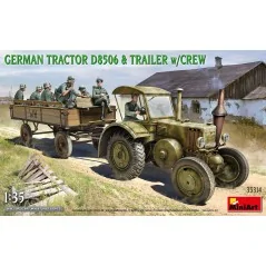 German tractor D8506 & Trailer with Crew