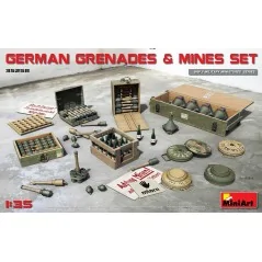 German Grenades & Mine Set