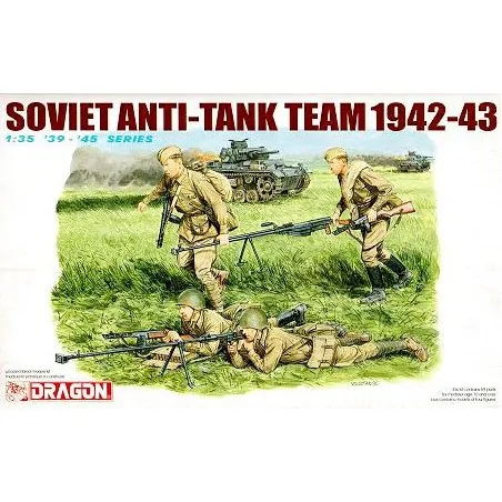 Soviet Anti - Tank Team 1942 - 43