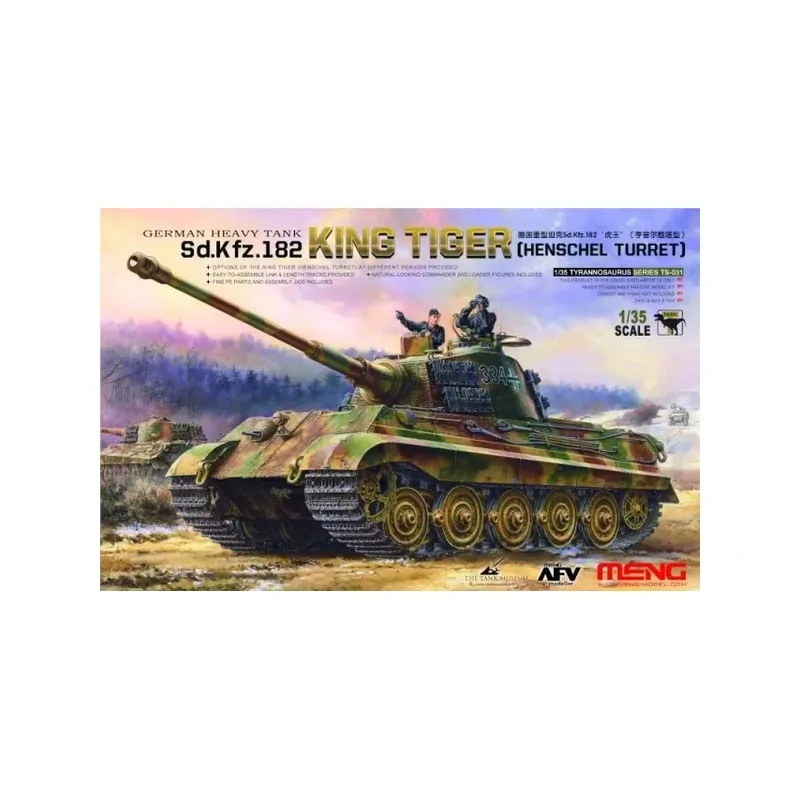 GERMAN HEAVY TANK Sd.Kfz.182 KING TIGER (HENSCHEL TURRET)