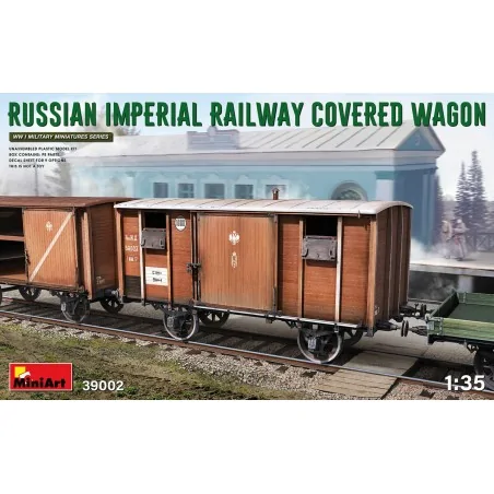 Russian Imperial Railway Cover Wagon