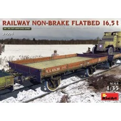 Railway non-brake Flatbed 16,5t