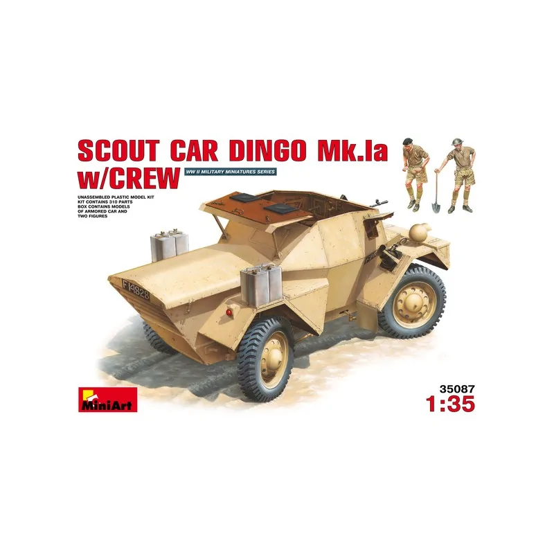 British IIWW Scout Car DINGO Mk.Ia with crew