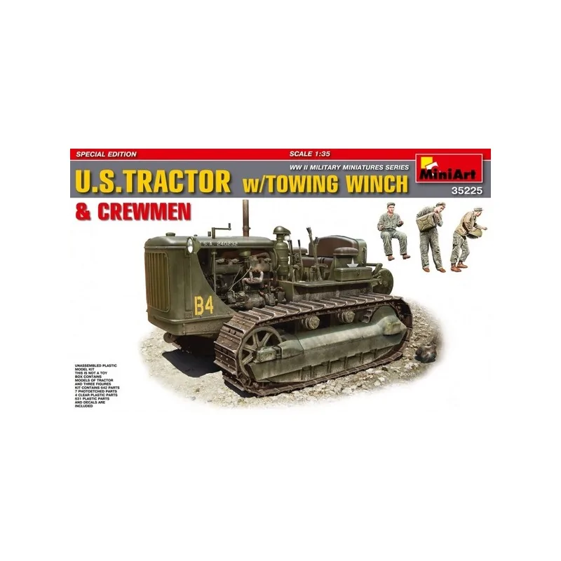 U.S. Tractor w/Towing Winch & Crewmen