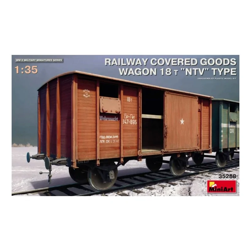 Railway Covered-Goods Wagon 18t ''NTV'' Type