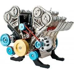 Kit de construcción de motor V8 de metal más de 500 piezas