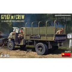 G7107 w/Crew 1,5t 4x4 Cargo Truck w/Metal Body