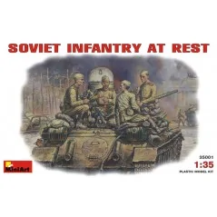 Soviet Infantry at Rest.WW II