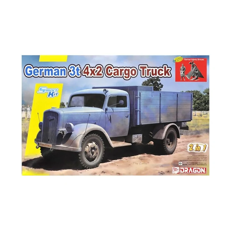 German 3T 4X2 Cargo Truck (2in1)