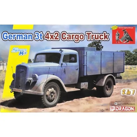 German 3T 4X2 Cargo Truck (2in1)