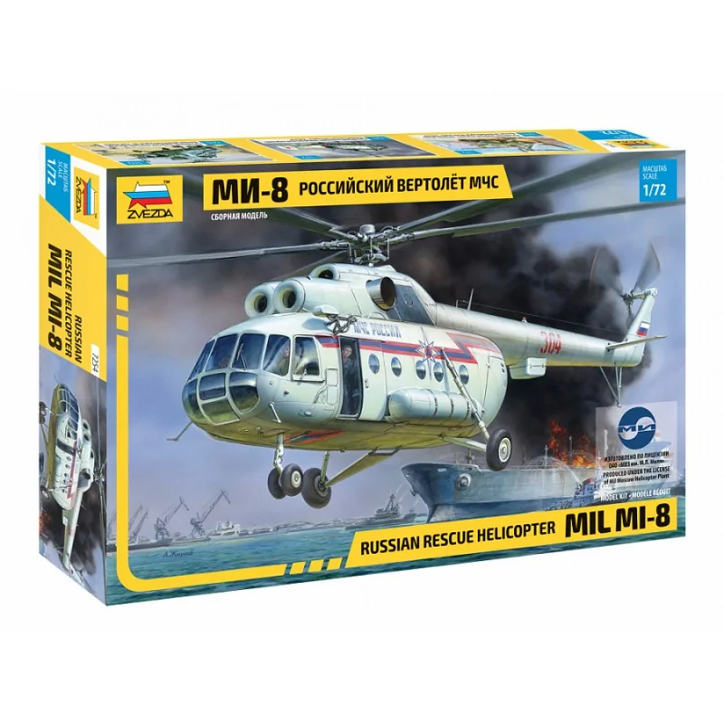 Maqueta helicóptero Rescate Ruso MIL MI-8