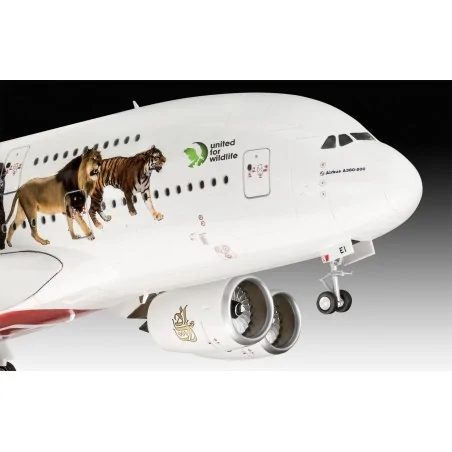 Emirates A380-800 Emirates United for Wildlife Aircraft Model