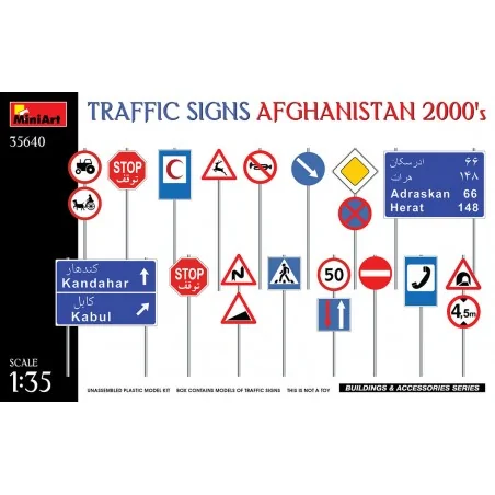 Traffic Signs Afghanistan 2000's
