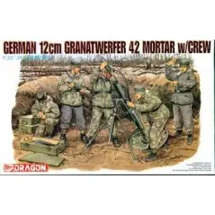 German 12cm Granatwerfer 42 Mortar with Crew