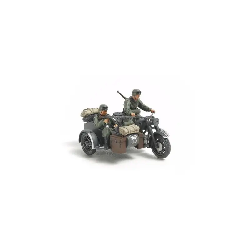 German Motorcycle and Sidecar