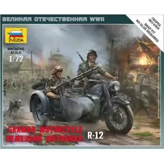 German Motorcycle BMW R12 with sidecar (Art of Tactic)