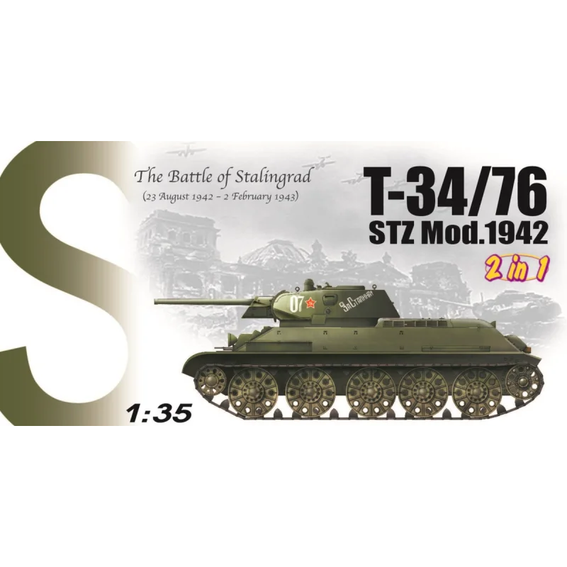 T-34/76 STZ Mod.1942 2 in 1 The Battle of Stalingrad