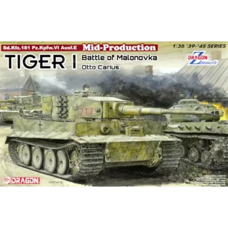 Tiger I Mid-Production w/Zimmerit Otto Carius Battle of Malinava Village 1944