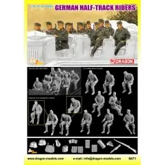 German Half-Track Riders (10 Figures Set)